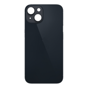 Back Glass Compatible for iPhone 14 (Large Camera Hole) (Aftermarket) - Midnight