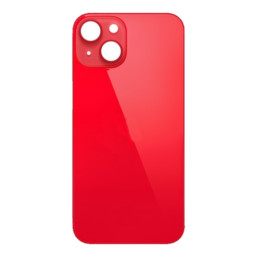 Back Glass Compatible for iPhone 14 Plus (Large Camera Hole) (Aftermarket) - Red