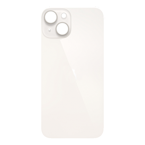 Back Glass Compatible for iPhone 14 Plus (Large Camera Hole) (Aftermarket) - Starlight