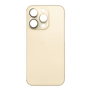 Back Glass Compatible for iPhone 14 Pro (Large Camera Hole) (Aftermarket) - Gold