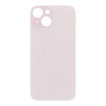 Back Glass Compatible for iPhone 15 (Large Camera Hole) (Aftermarket) - Pink