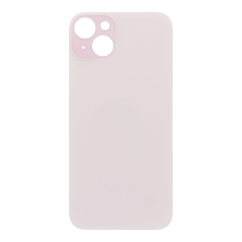 Back Glass Compatible for iPhone 15 Plus (Large Camera Hole) (Premium) - Pink