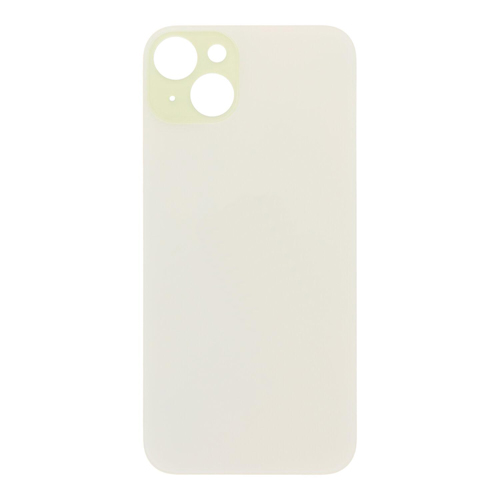 Back Glass Compatible for iPhone 15 Plus (Large Camera Hole) (Premium) - Yellow
