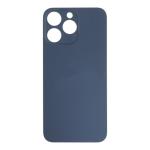 Back Glass Compatible for iPhone 15 Pro Max (Large Camera Hole) (Aftermarket) - Blue Titanium