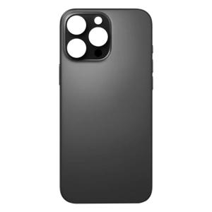 Back Glass Compatible for iPhone 16 Pro (Large Camera Hole) (Aftermarket) - Black Titanium