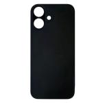 Back Glass Compatible for iPhone 16 (Large Camera Hole) (Aftermarket) - Black