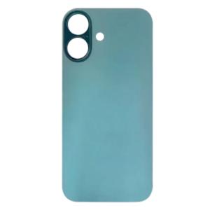 Back Glass Compatible for iPhone 16 (Large Camera Hole) (Aftermarket) - Teal