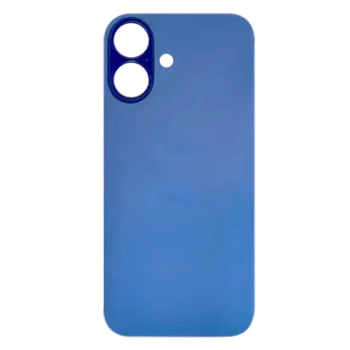 Back Glass Compatible for iPhone 16 Plus (Large Camera Hole) (Aftermarket) - Ultramarine