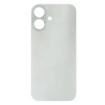 Back Glass Compatible for iPhone 16 Plus (Large Camera Hole) (Aftermarket) - White