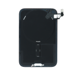 Back Glass With Steel Plate, Wireless NFC MagSafe Magnet Flex Pre-Installed Compatible for iPhone 17 Pro - Silver
