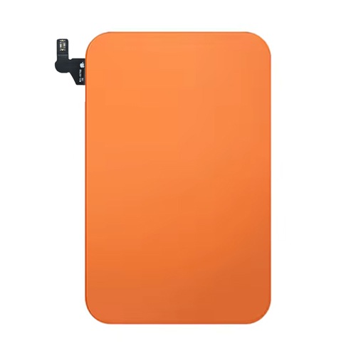 Back Glass With Steel Plate, Wireless NFC MagSafe Magnet Flex Pre-Installed Compatible for iPhone 17 Pro - Cosmic Orange