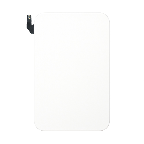 Back Glass With Steel Plate, Wireless NFC MagSafe Magnet Flex Pre-Installed Compatible for iPhone 17 Pro Max - Silver