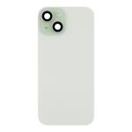 Back Glass With Steel Plate, Wireless NFC MagSafe Magnet and Flashlight Flex Pre-Installed Compatible for iPhone 15 - Green