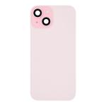 Back Glass With Steel Plate, Wireless NFC MagSafe Magnet and Flashlight Flex Pre-Installed Compatible for iPhone 15 - Pink