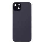 Back Glass With Steel Plate, Wireless NFC MagSafe Magnet and Flashlight Flex Pre-Installed Compatible for iPhone 15 Plus - Black