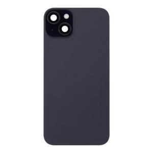 Back Glass With Steel Plate, Wireless NFC MagSafe Magnet and Flashlight Flex Pre-Installed Compatible for iPhone 15 Plus - Black