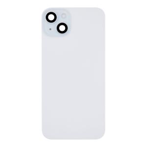 Back Glass With Steel Plate, Wireless NFC MagSafe Magnet and Flashlight Flex Pre-Installed Compatible for iPhone 15 Plus - Blue