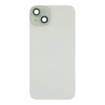 Back Glass With Steel Plate, Wireless NFC MagSafe Magnet and Flashlight Flex Pre-Installed Compatible for iPhone 15 Plus - Green
