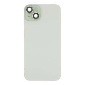 Back Glass With Steel Plate, Wireless NFC MagSafe Magnet and Flashlight Flex Pre-Installed Compatible for iPhone 15 Plus - Green