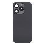 Back Glass With Steel Plate, Wireless NFC MagSafe Magnet and Flashlight Flex Pre-Installed Compatible for iPhone 15 Pro - Black Titanium