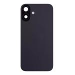 Back Glass With Steel Plate, Wireless NFC MagSafe Magnet and Flashlight Flex Pre-Installed Compatible for iPhone 16 Plus - Black