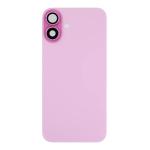 Back Glass With Steel Plate, Wireless NFC MagSafe Magnet and Flashlight Flex Pre-Installed Compatible for iPhone 16 - Pink