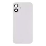 Back Glass With Steel Plate, Wireless NFC MagSafe Magnet and Flashlight Flex Pre-Installed Compatible for iPhone 16 - White