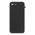 Back Glass With Steel Plate, Wireless NFC MagSafe Magnet and Flashlight Flex Pre-Installed Compatible for iPhone 16e - Black