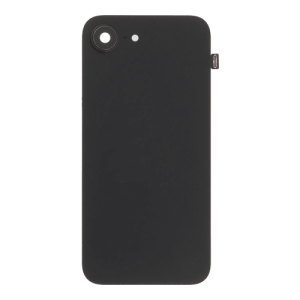 Back Glass With Steel Plate, Wireless NFC MagSafe Magnet and Flashlight Flex Pre-Installed Compatible for iPhone 16e - Black