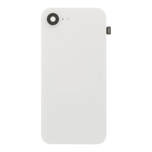 Back Glass With Steel Plate, Wireless NFC MagSafe Magnet and Flashlight Flex Pre-Installed Compatible for iPhone 16e - White
