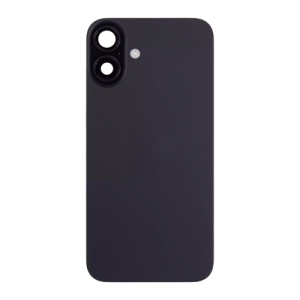 Back Glass With Steel Plate, Wireless NFC MagSafe Magnet and Flashlight Flex Pre-Installed Compatible for iPhone 17 - Black