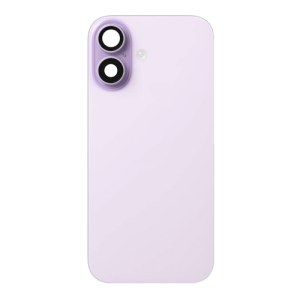 Back Glass With Steel Plate, Wireless NFC MagSafe Magnet and Flashlight Flex Pre-Installed Compatible for iPhone 17 - Lavender