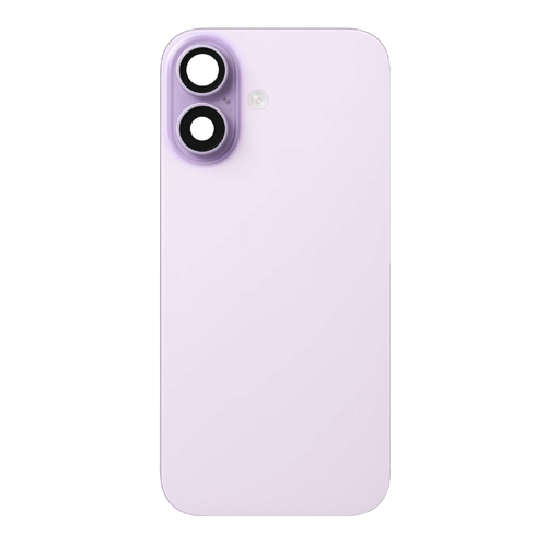 Back Glass With Steel Plate, Wireless NFC MagSafe Magnet and Flashlight Flex Pre-Installed Compatible for iPhone 17 - Lavender