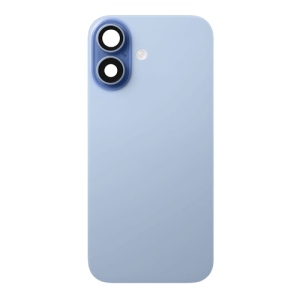 Back Glass With Steel Plate Compatible for iPhone 17 (Premium) - Mist Blue