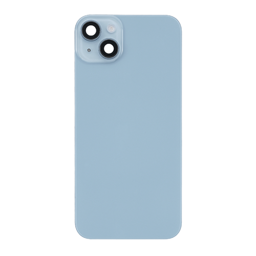Back Glass With Steel Plate, Wireless NFC and MagSafe Magnet Pre-Installed Compatible for iPhone 14 Plus - Blue