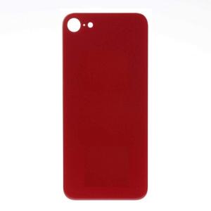 Back Glass Compatible for iPhone 8 (Large Camera Hole) - Red