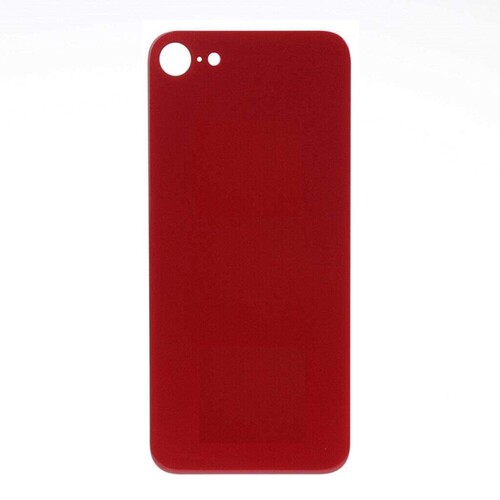 Back Glass Compatible for iPhone 8 (Large Camera Hole) - Red