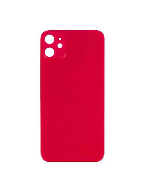 Back Glass Compatible for iPhone 11 (Large Camera Hole) - Red
