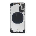 Back Housing Without Small Parts Compatible for iPhone X (Premium) - Black