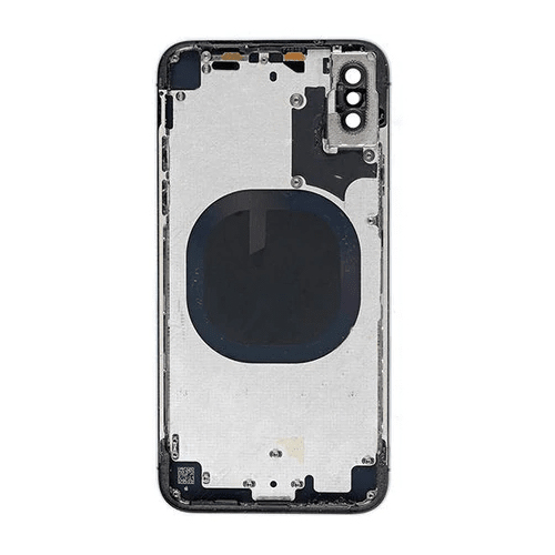 Back Housing Without Small Parts Compatible for iPhone X (Premium) - Black