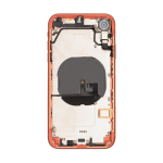 Back Housing With Small Parts Pre-Installed Compatible for iPhone XR (Premium) - Coral