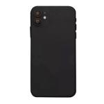 Back Housing With Small Parts Pre-Installed Compatible for iPhone 11 (Premium) - Black
