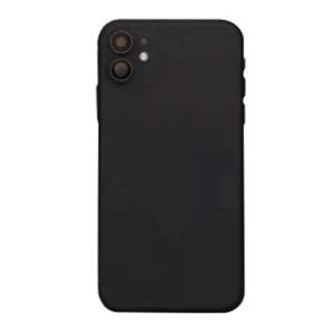 Back Housing With Small Parts Pre-Installed Compatible for iPhone 11 (Premium) - Black