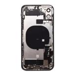 Back Housing With Small Parts Pre-Installed Compatible for iPhone 11 (Premium) - Black
