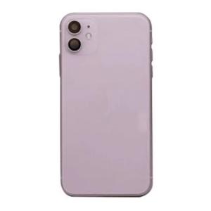 Back Housing With Small Parts Pre-Installed Compatible for iPhone 11 (Premium) - Purple