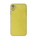 Back Housing With Small Parts Pre-Installed Compatible for iPhone 11 (Premium) - Yellow