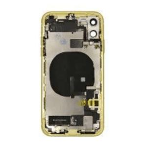 Back Housing With Small Parts Pre-Installed Compatible for iPhone 11 (Premium) - Yellow