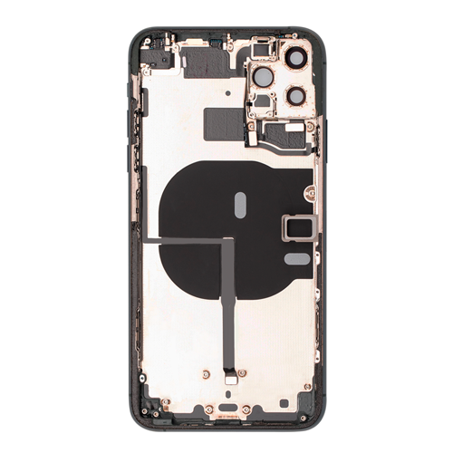 Back Housing With Small Parts Pre-Installed Compatible for iPhone 11 Pro Max (Premium) - Midnight Green