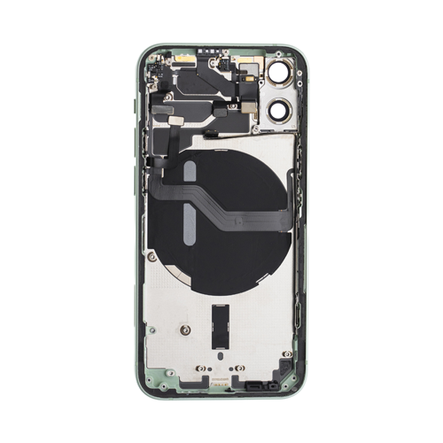 Back Housing With Small Parts Pre-Installed Compatible for iPhone 12 Mini (Premium) - Green