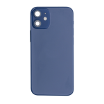 Back Housing With Small Parts Pre-Installed Compatible for iPhone 12 Mini (Premium) - Blue